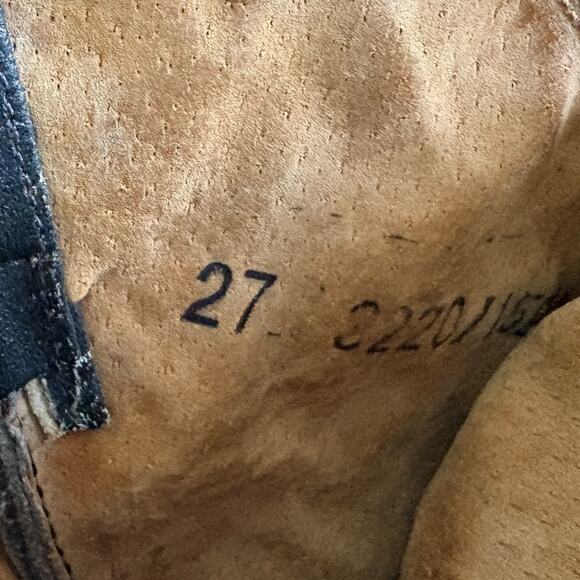 Botas Artillero Leather Cowboy Boots Men’s 27 / US 9 Alligator Print Western - Picture 12 of 12